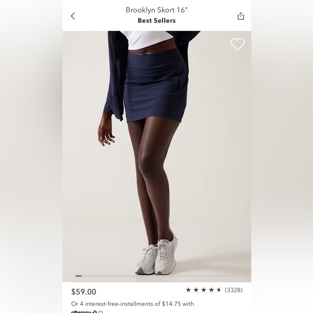 Athleta Brooklyn skort